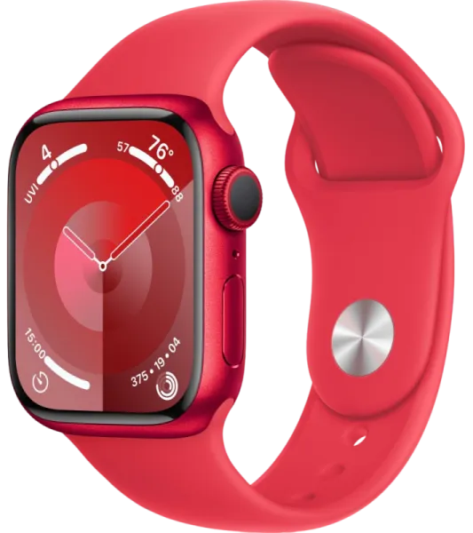 Apple Watch Series 9 45mm (PRODUCT)RED Aluminum Case Red Sport Band