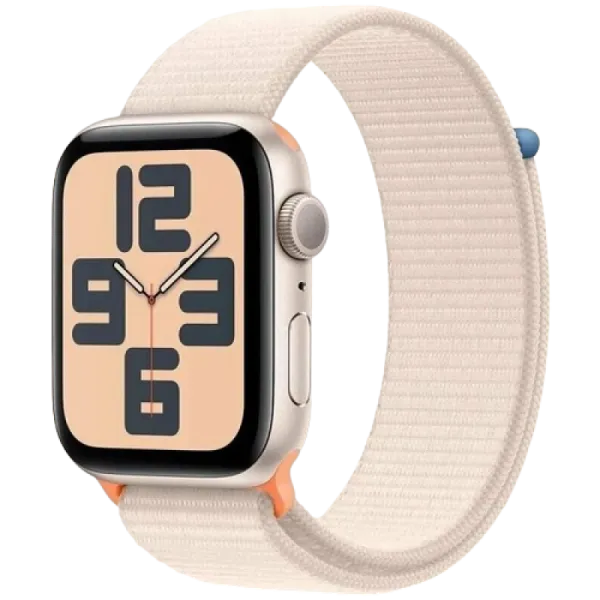 Apple Watch Series SE 2023 40mm Starlight Aluminum Case with Starlight Sport Loop