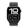 Apple Watch Series 10 42mm Aluminum Jet Black Case Ink Sport Loop