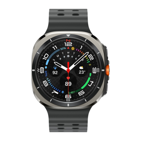 Умные часы Samsung Galaxy Watch Ultra 47мм, ремешок Marine (Titanium Silver, 2024)